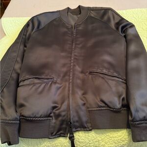 All Saints Charcoal Bomber Jacket